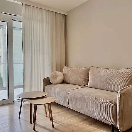 4summer Palm Tree Perlowa Przystan Parking, 650m Do Plazy, 650 Meter Zum Apartamento *