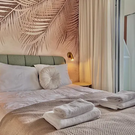 4summer Palm Tree Perlowa Przystan Parking, 650m Do Plazy, 650 Meter Zum Apartamento *